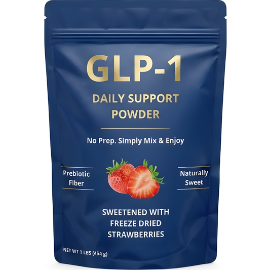 SunGarden GLP-1 Daily Support Powder, 1 Pound, Prebiotic Fiber, Fruit Sweetened, Easy Mix, Natural Sweetness